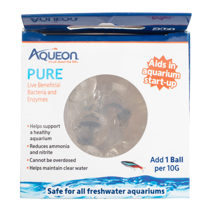 Aqueon PURE Live Beneficial Bacteria 24 Pack, 1ea/10 gal