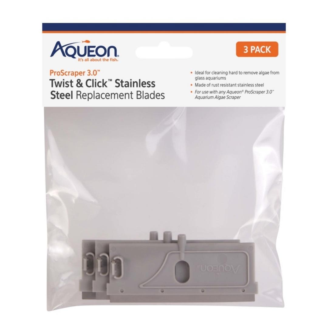 Aqueon ProScraper 3.0 Twist Click Stainless Steel Replacement Blades 1ea/One Size