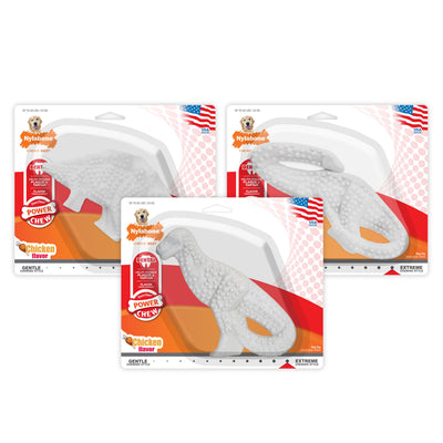 Nylabone Power Chew Dental Dinosaur Dog Toy Chicken, White, 1ea/Large/Giant Up To 50 Lbs. 1 ct