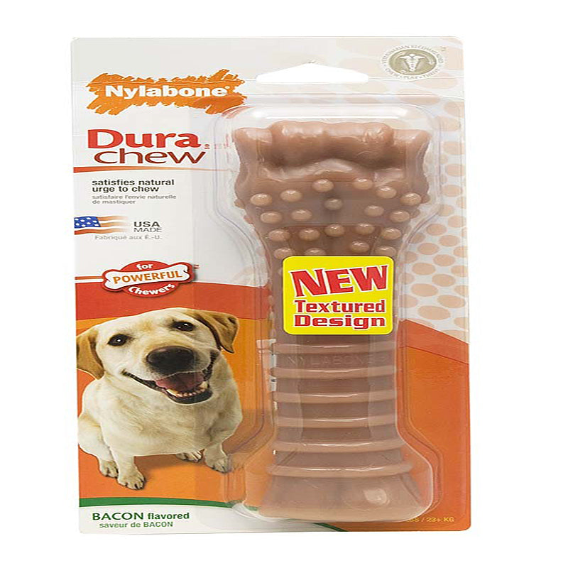 Nylabone Power Chew Dog Toy Bacon, 1ea/XL/Souper 50 Lbs. 1 ct