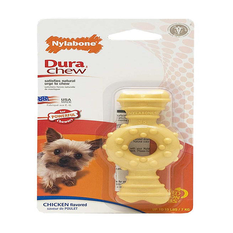 Nylabone Power Chew Ring Bone Dog Chew Toy Flavor Medley, 1ea/XS/Petite Up To 15 Lbs. 1 ct
