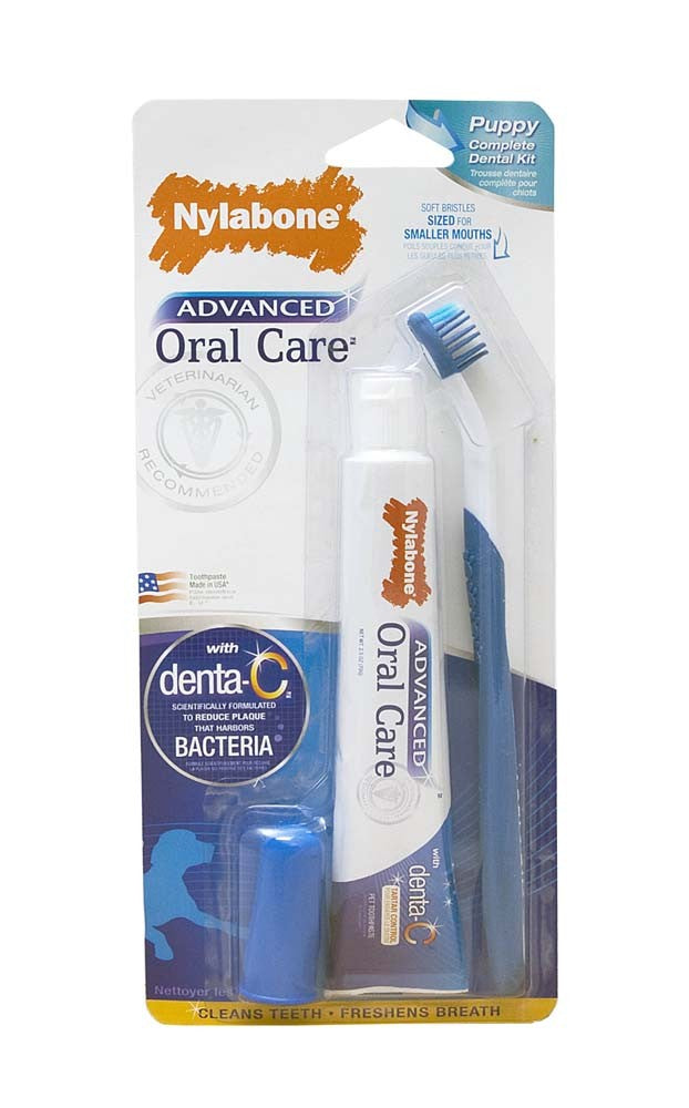 Nylabone Advanced Oral Care Puppy Dental Kit Original, 1ea/2.5 oz 3 ct