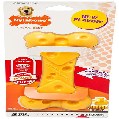 Nylabone Power Chew Cheese Dog Toy Cheese, 1ea/XL/Souper 50 Lbs. 1 ct