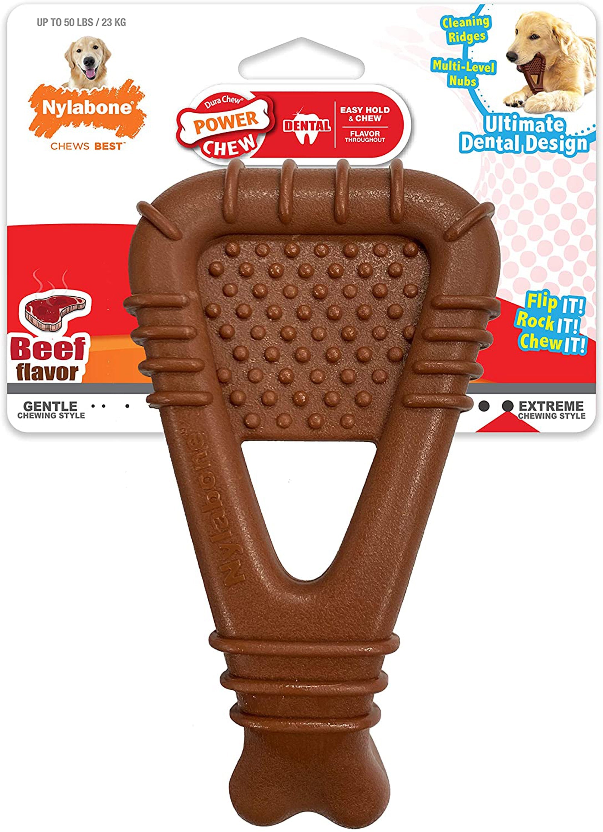 Nylabone Power Chew Arch Bone Dog Dental Chew Toy 1ea/Large/Giant Up To 50 Lbs. 1 ct