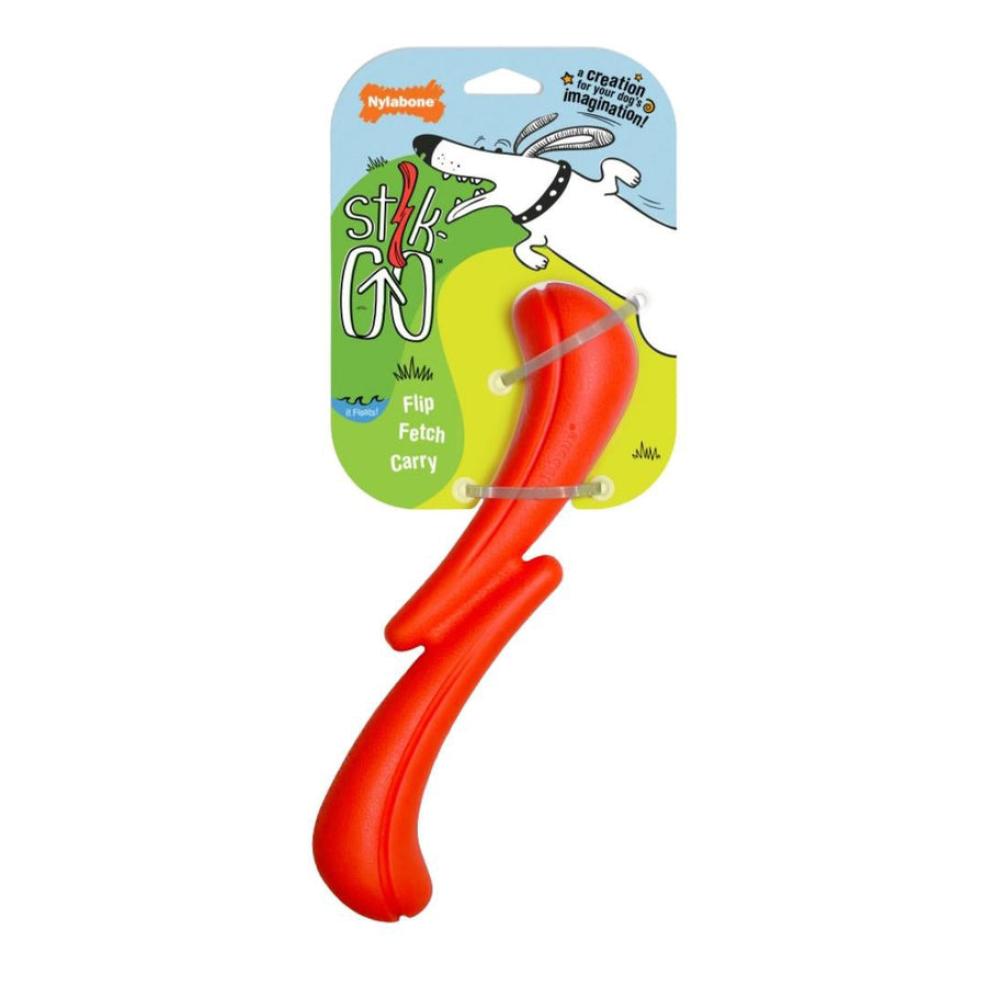 Nylabone Creative Play StikGO Dog Fetch Toy Red, 1ea/Large/Giant Up To 50 Lbs. 1 ct