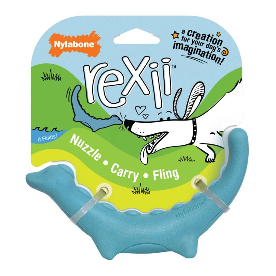 Nylabone Creative Play Rexii Interactive Dog Toy Blue, 1ea/SMall/Regular Up To 25 Ibs. 1 ct