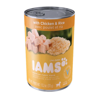 IAMS Proactive Health Paté Puppy Wet Dog Food Pate w/Chicken & Rice 13.2oz