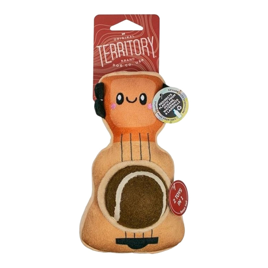 Territory Dog 2-In-1 Plush Guitar 7.5 Inch