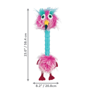 KONG Cruncheez Stretch Birds Dog Toy Assorted, 1ea/XL