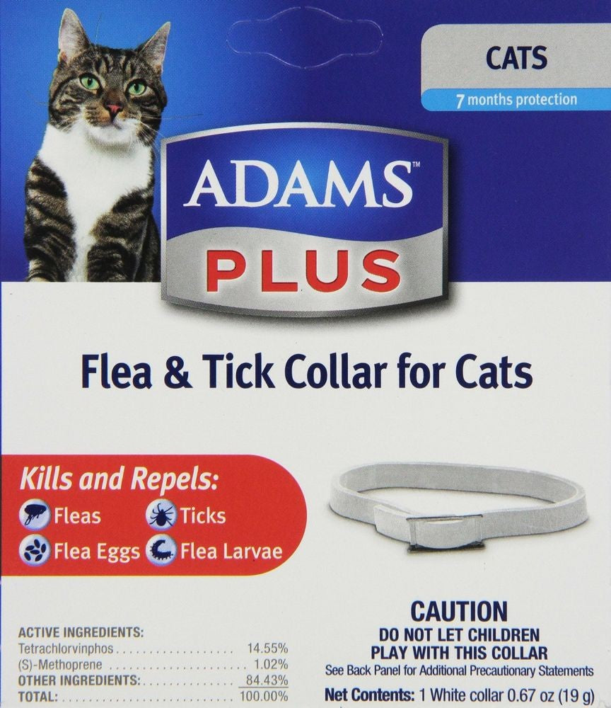 Adams Plus Flea Tick Collar for Cats 1ea/1 pk
