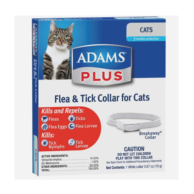 Adams Plus Flea Tick Collar for Cats 1ea/1 pk