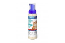 Adams Plus Flea Tick Foaming Shampoo Wash for Cats Kittens 1ea/10 oz