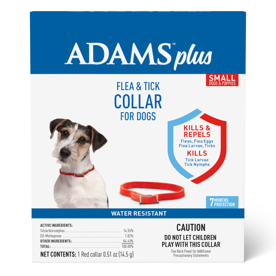 Adams Plus Flea Tick Collar for Dogs, Small 1ea/SMall