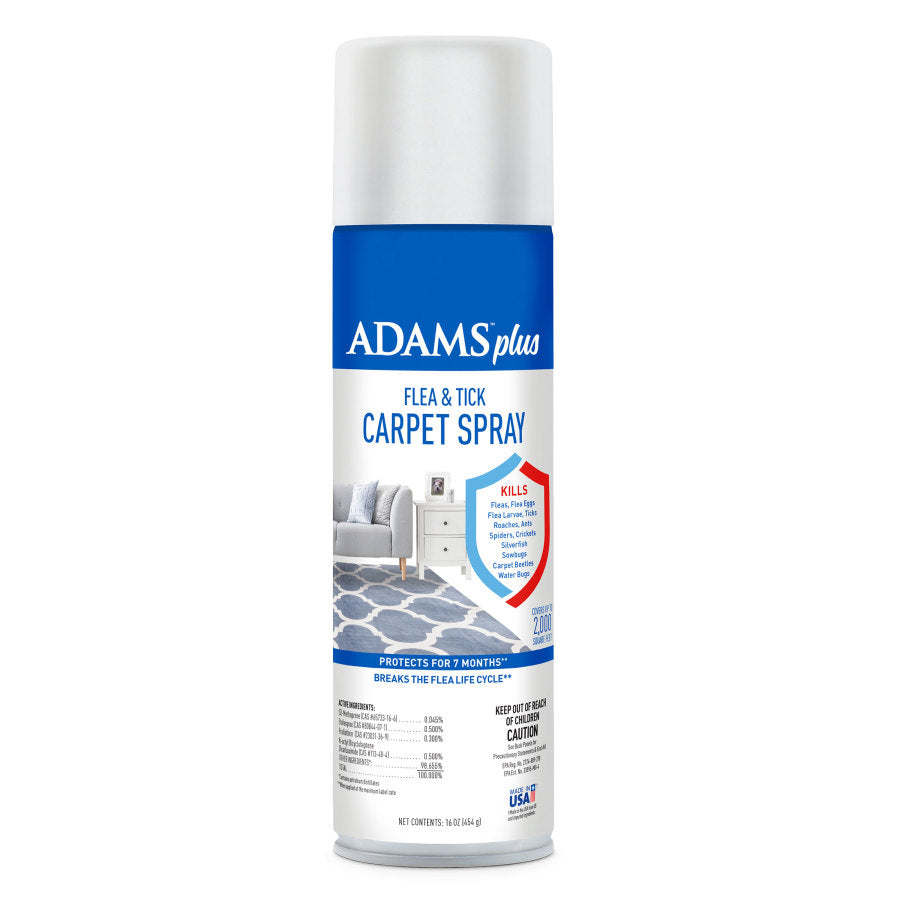 Adams Plus Flea Tick Carpet Spray, For Indoor Use 1ea/16 oz