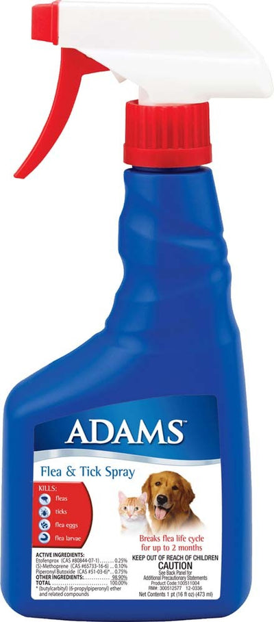 Adams Flea Tick Spray 1ea/16 fl oz