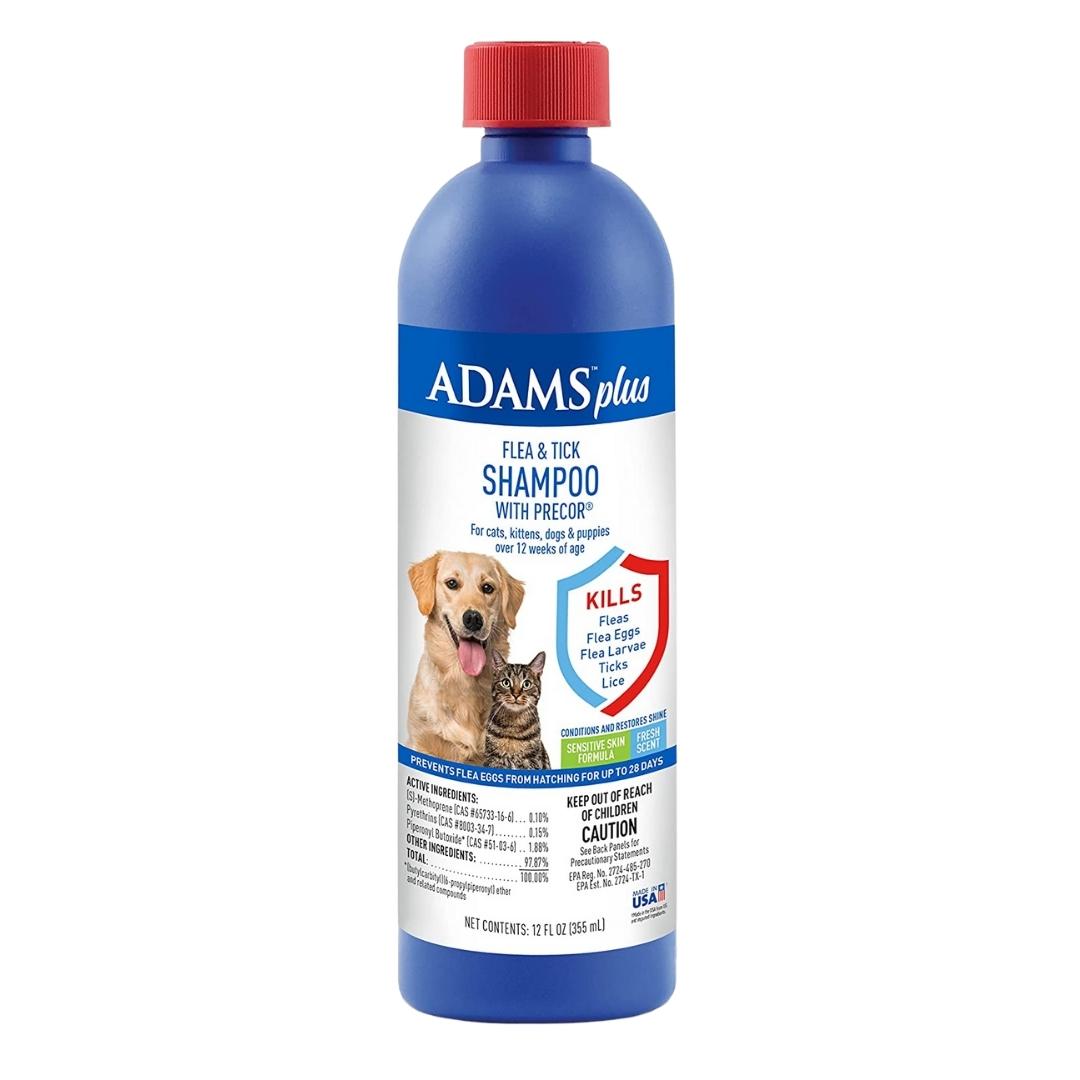 Adams Plus Flea Tick Shampoo with Precor 1ea/12 oz