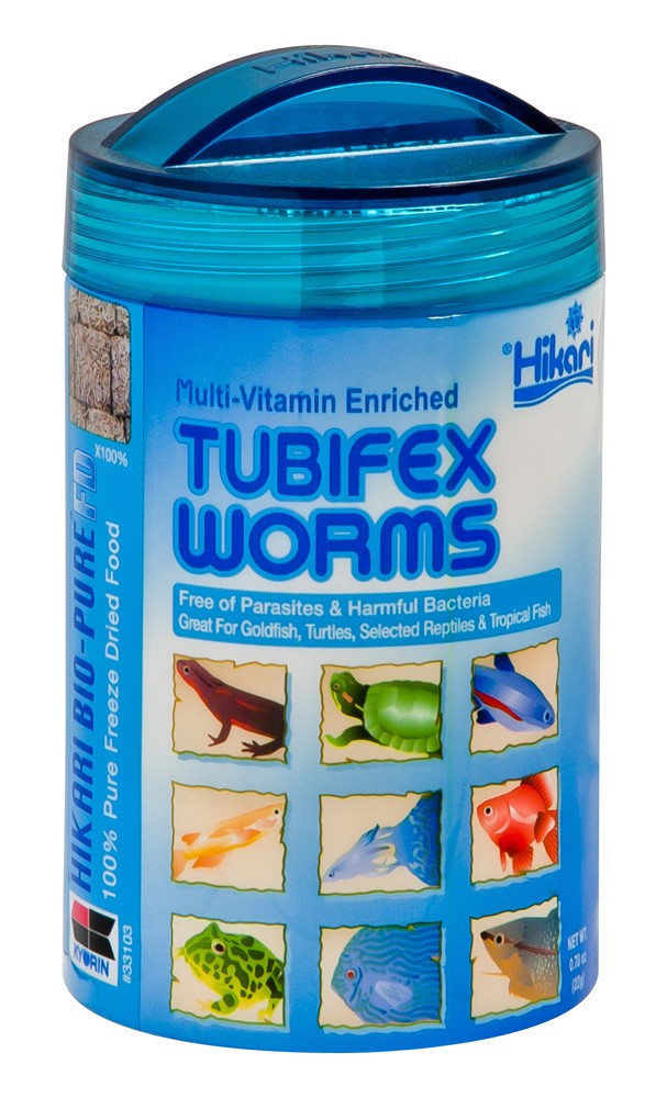 Hikari USA BioPure Tubifex Worms Freeze Dried Fish Food 1ea/0.78 oz