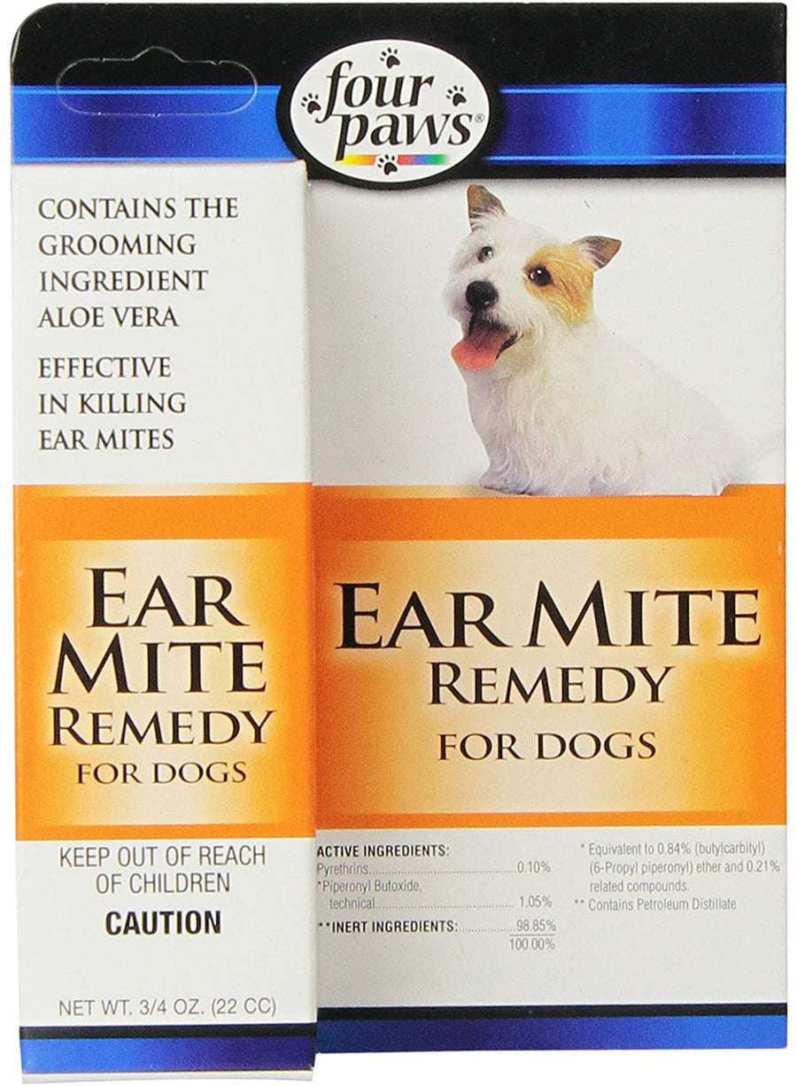 Four Paws Healthy Promise Aloe Ear Mite Treatment For Dogs 1ea/0.75 oz