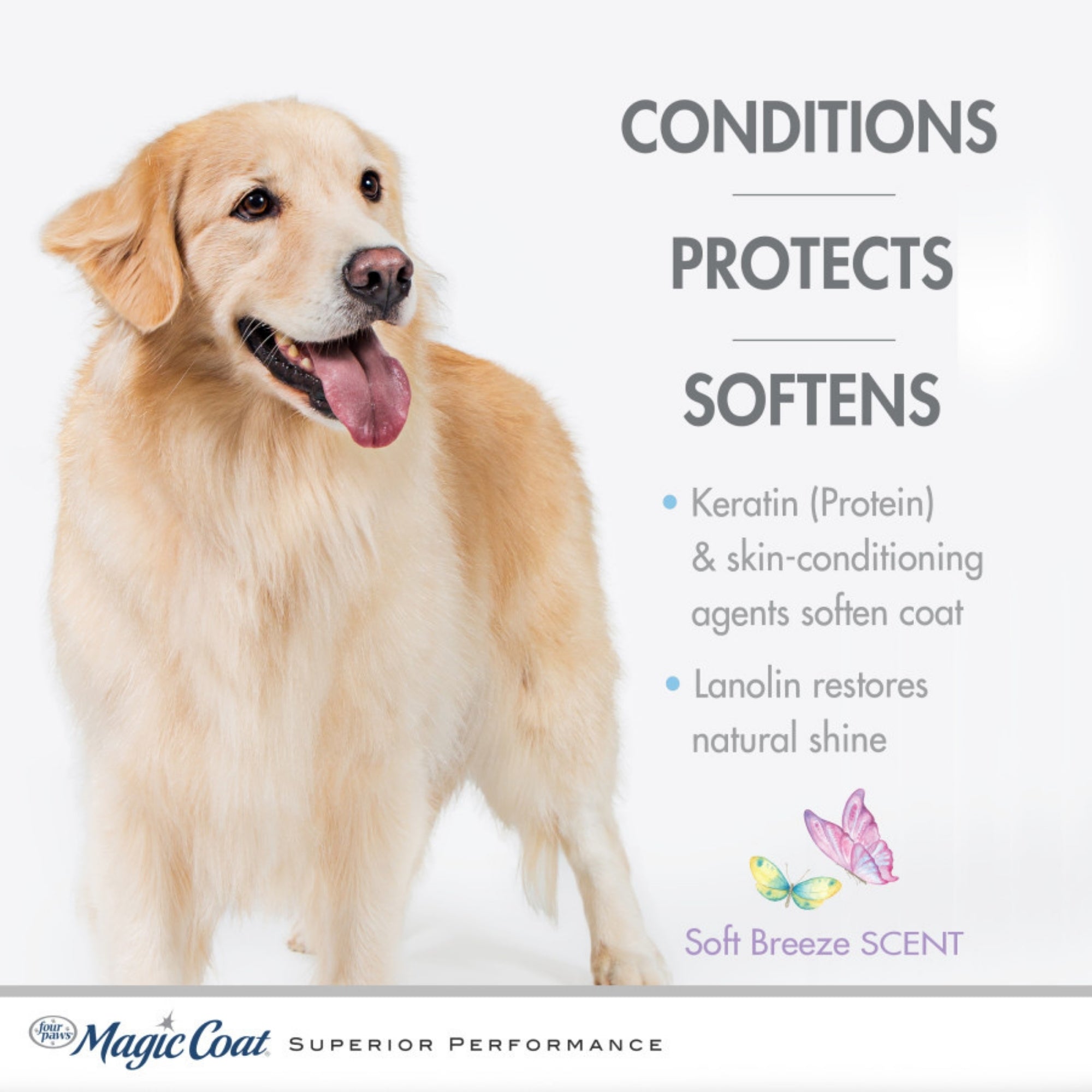 Four Paws Magic Coat Gentle Tearless Dog Shampoo Soft Breeze, 1ea/16 oz 1 ct