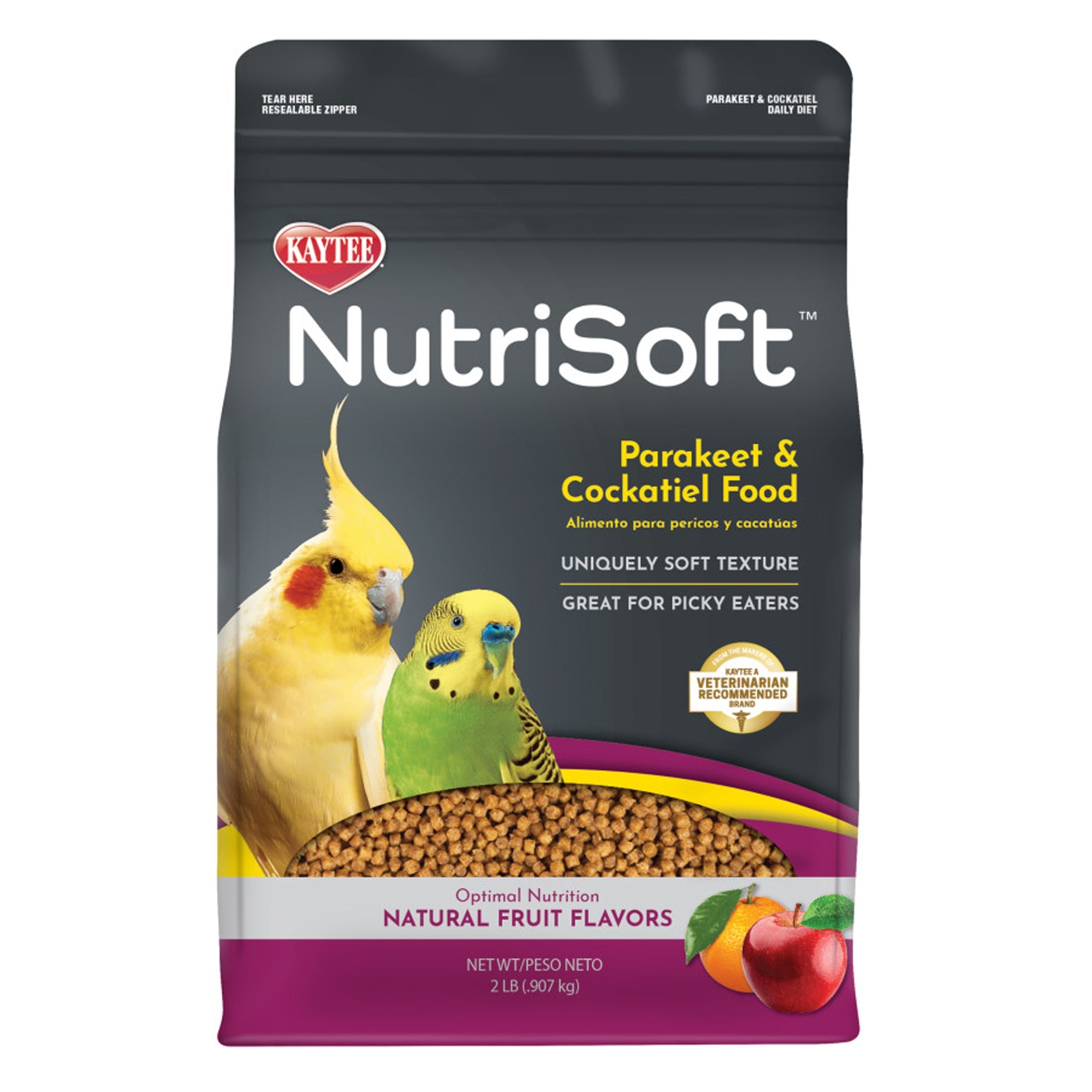 Kaytee Nutrisoft Parakeet Cockatiel Pet Bird Food 1ea/2 lb