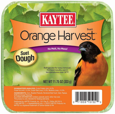 Kaytee Orange Harvest Suet Dough 1ea/11.75 oz