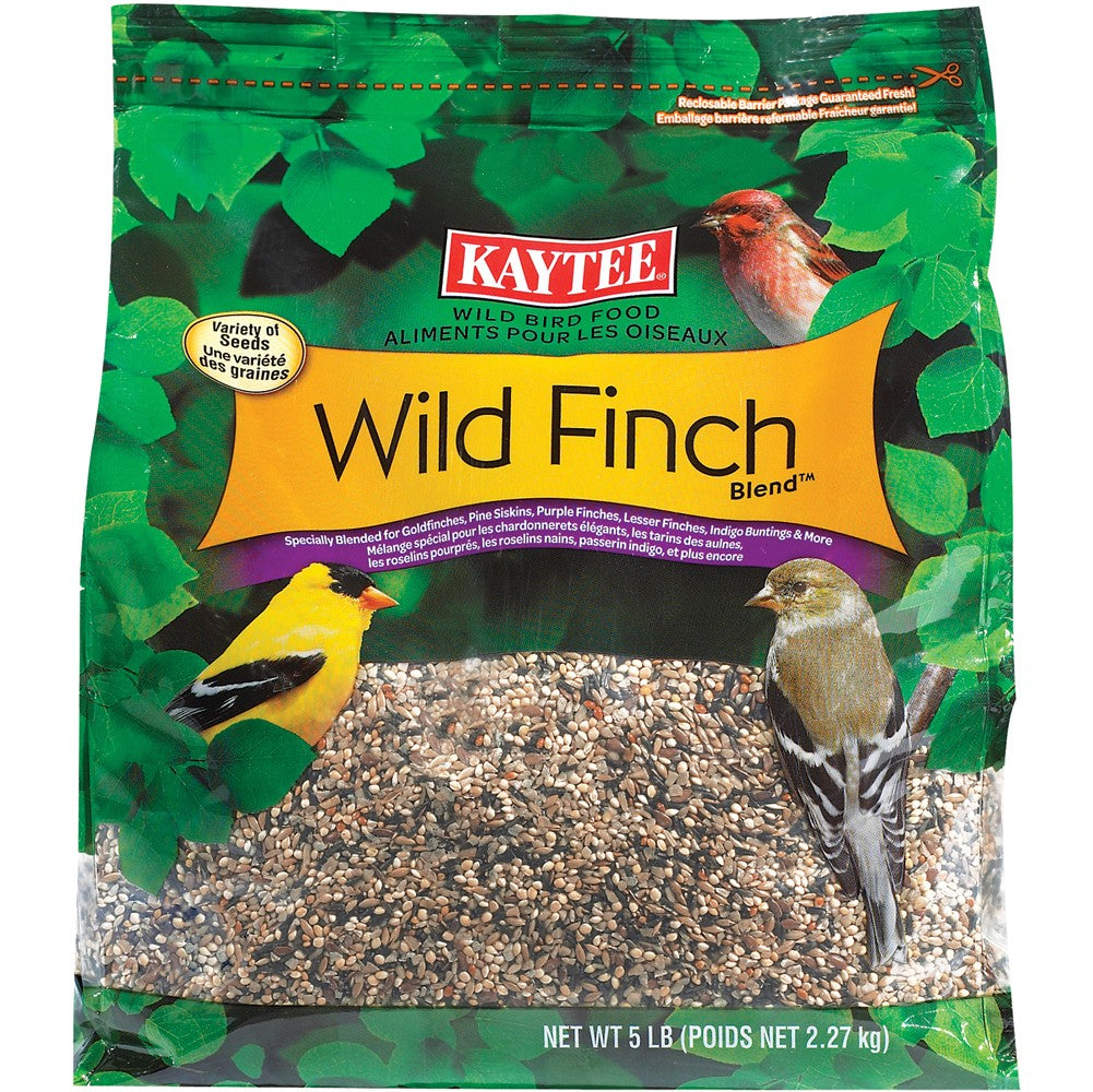 Kaytee Wild Finch Blend Wild Bird Food Stand Up Bag 1ea/5 lb