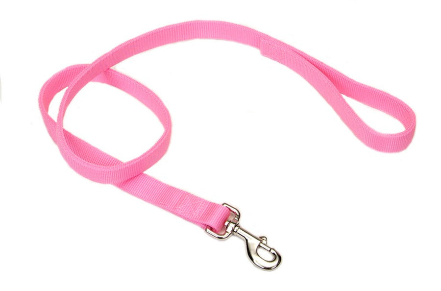 Coastal DoublePly Nylon Dog Leash Pink Bright, 1ea/1 In X 4 ft