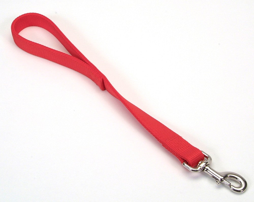Coastal DoublePly Nylon Traffic Dog Leash Red, 1ea/1 In X 24 in