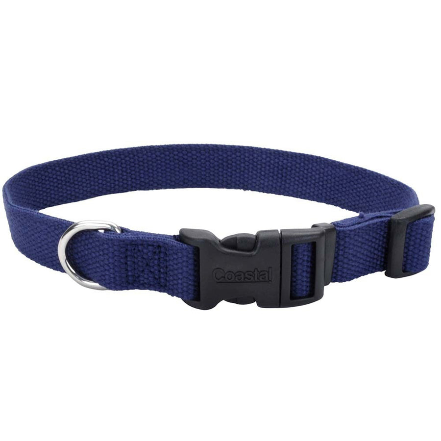 Earth Soy Adjustable Dog Collar Indigo 1ea/3/4 In X 12-18 in