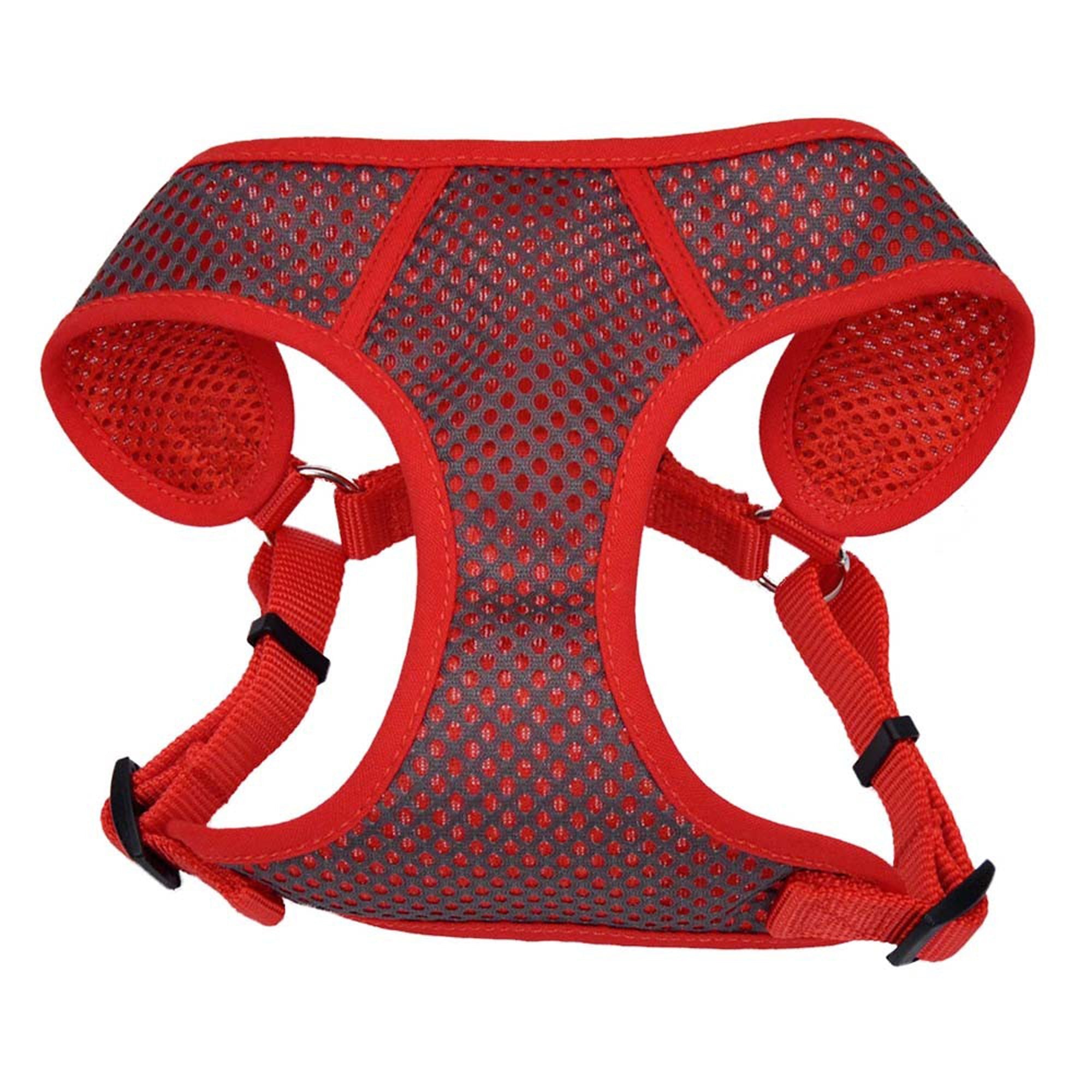 Comfort Soft Sport Wrap Adjustable Dog Harness Grey/Red, 1ea/SM, 5/8In X 1923 in