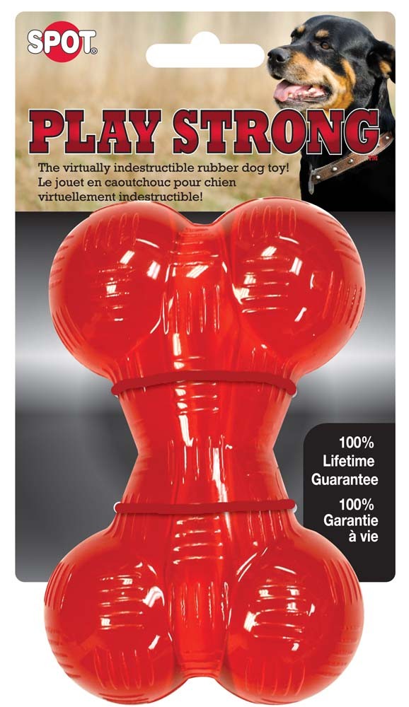Spot Play Strong Bone Dog Toy 1ea/4.5 in, SM