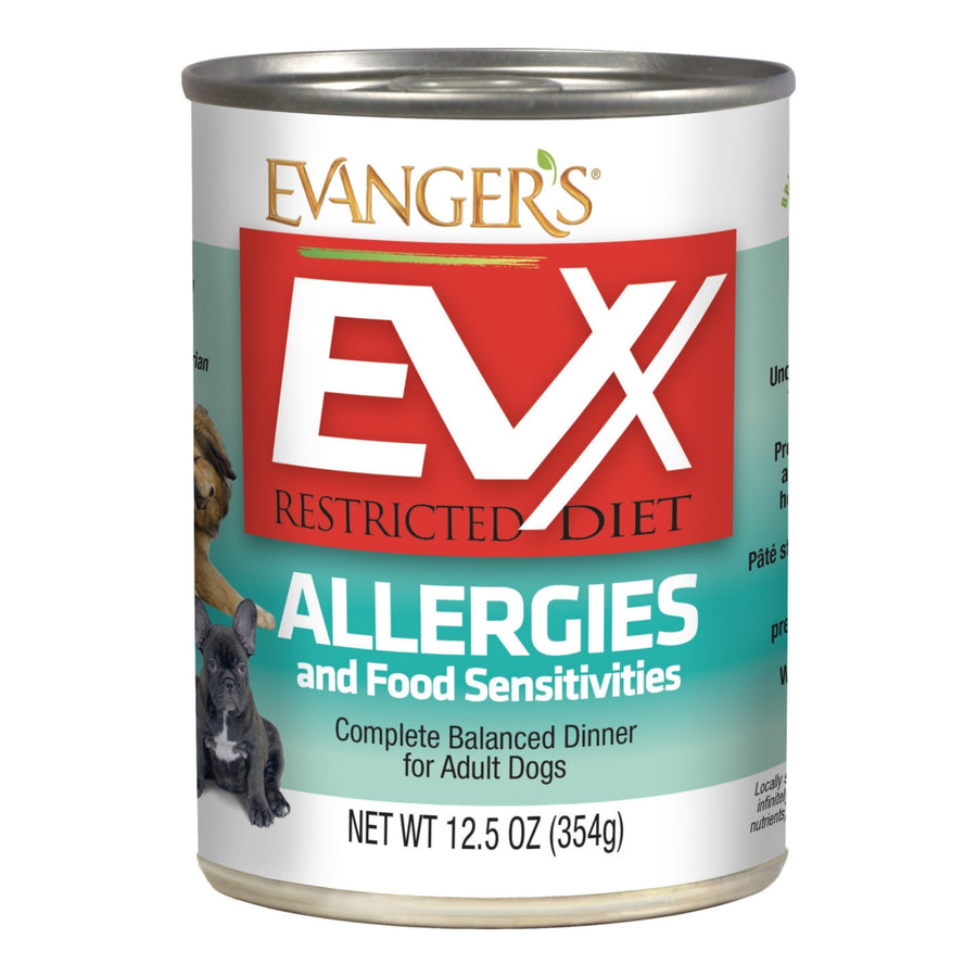 Evanger's EVx Restricted Diet Allergies and Food Sensitivities Wet Dog Food 12.5oz