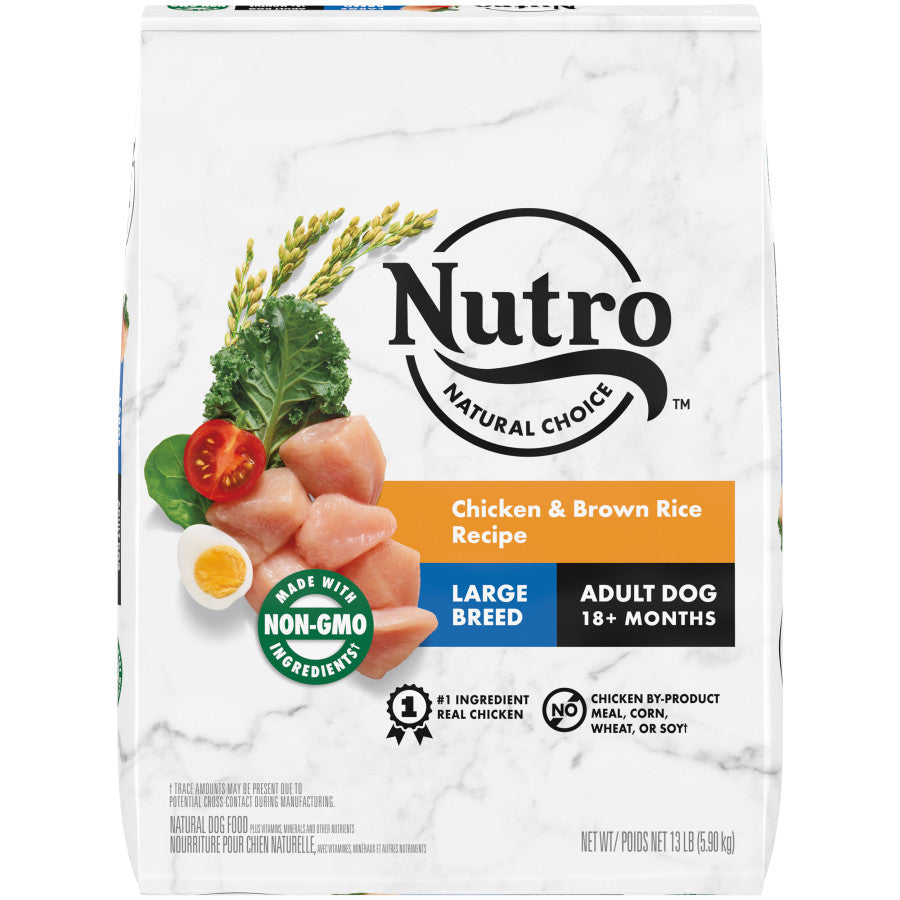 Nutro Products Natural Choice Large Breed Adult Dry Dog Food Chicken & Brown Rice 13lb