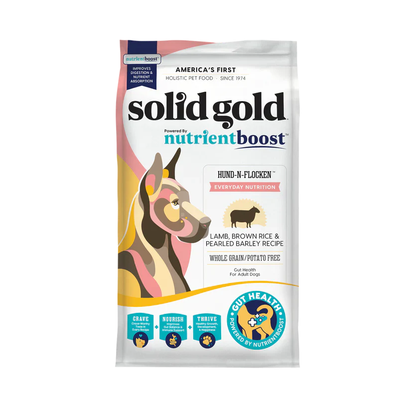 Solid Gold Dog Hund-N Flocken Lamb 12Lb