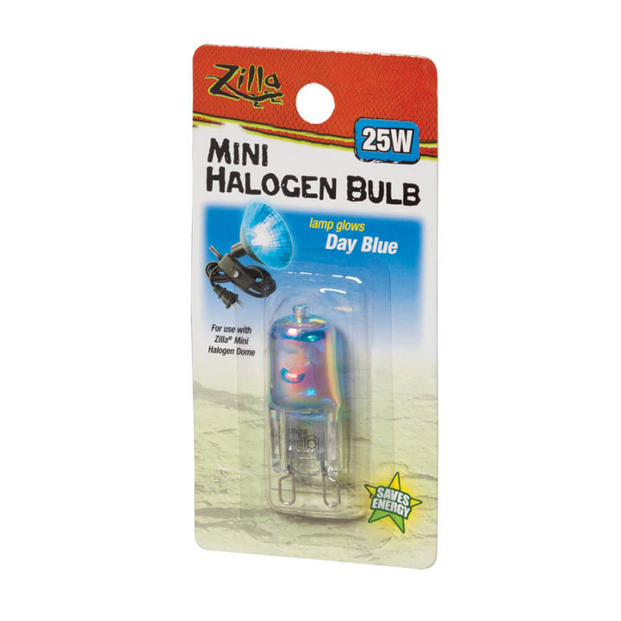 Zilla Mini Halogen Bulb Day Blue, 1ea/25 W