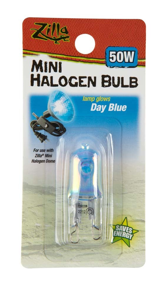 Zilla Mini Halogen Bulb Day Blue, 1ea/50 W