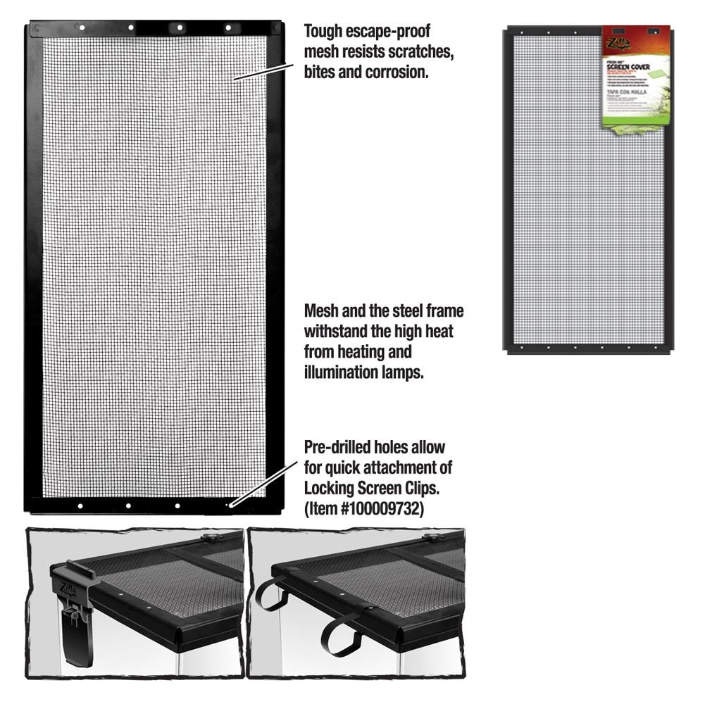 Zilla Fresh Air Screen Cover 1ea/24 X 12 in