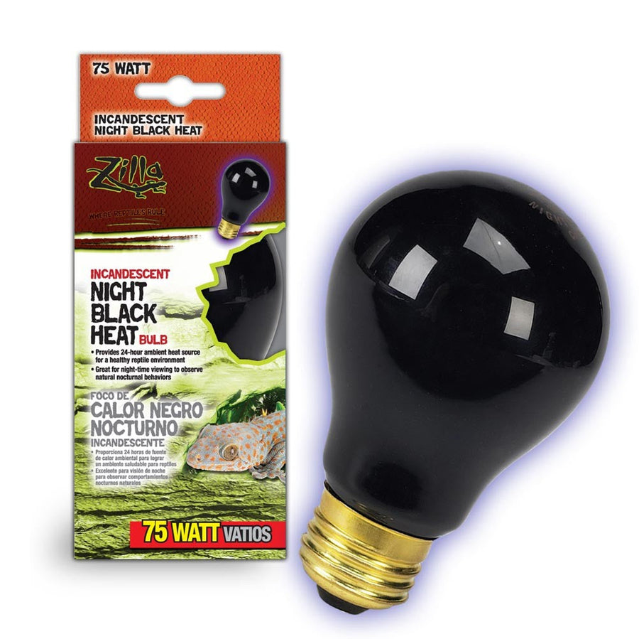 Zilla Incandescent Bulb Night Black, 1ea/75 W