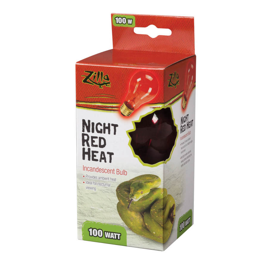 Zilla Incandescent Bulb Night Red, 1ea/100 W