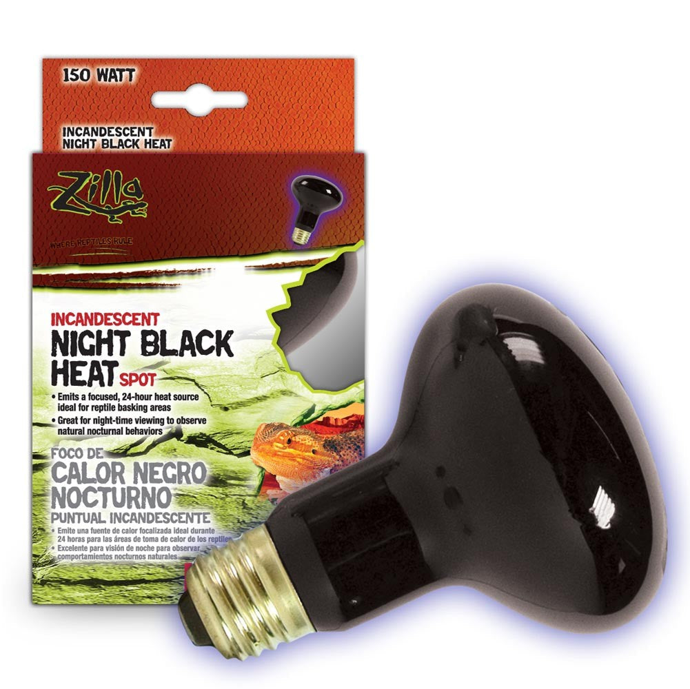 Zilla Incandescent Spot Bulb Night Black, 1ea/150 W