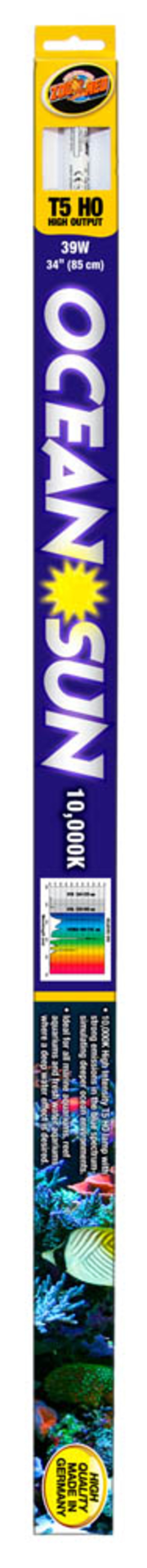 Zoo Med Ocean Sun 10,000K High Intensity T5 HO Lamp White, 1ea/34 in