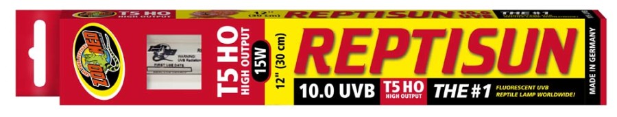 Zoo Med ReptiSun 10.0 UVB T5 HO High Output Lamp White, 1ea/12 in