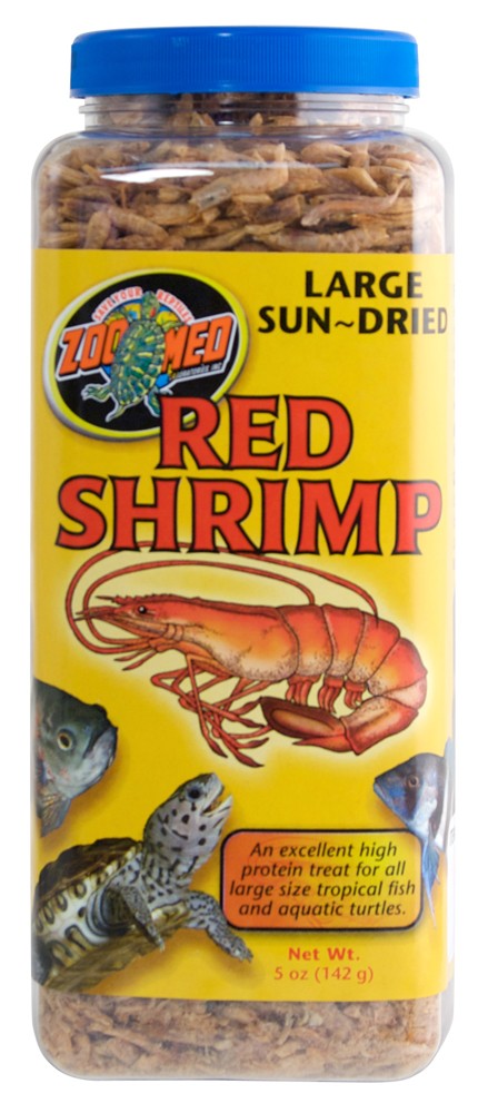 Zoo Med SunDried Large Red Shrimp Reptile Food 1ea/5 oz