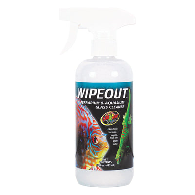 Zoo Med WipeOut Terrarium Aquarium Glass Cleaner 1ea/16 oz