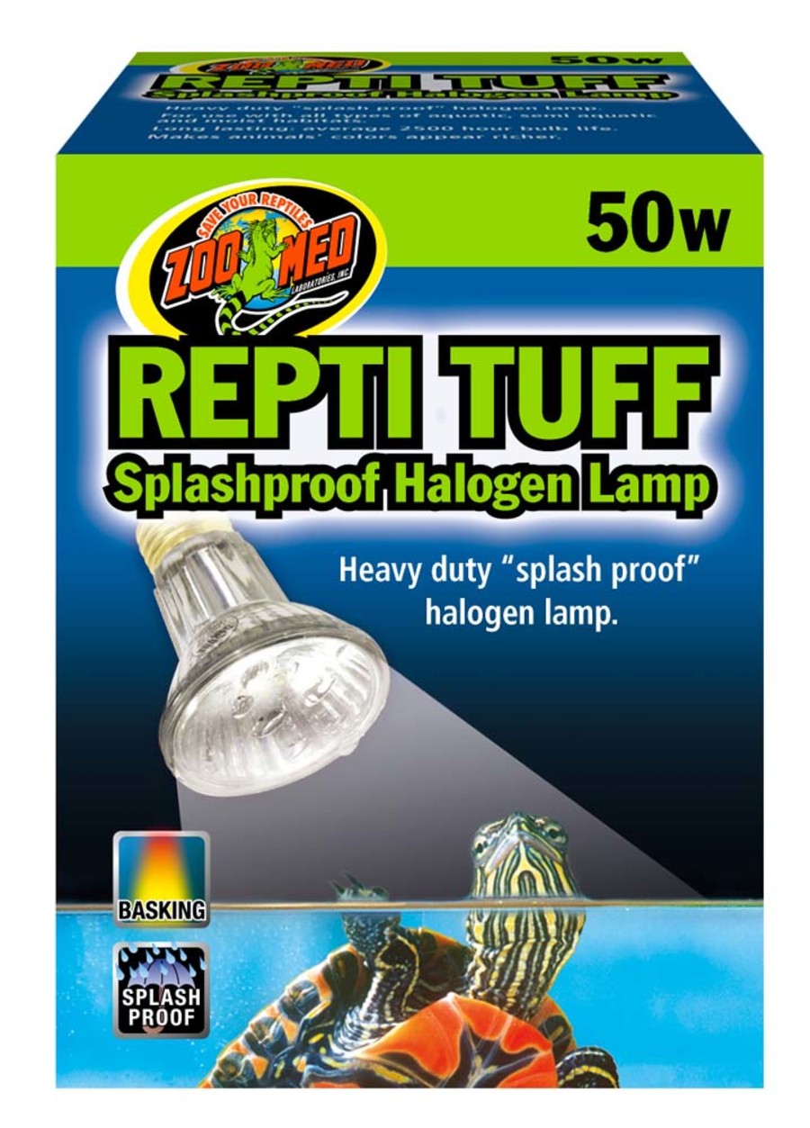 Zoo Med Repti Tuff Splashproof Halogen Lamp White, 1ea/50 W