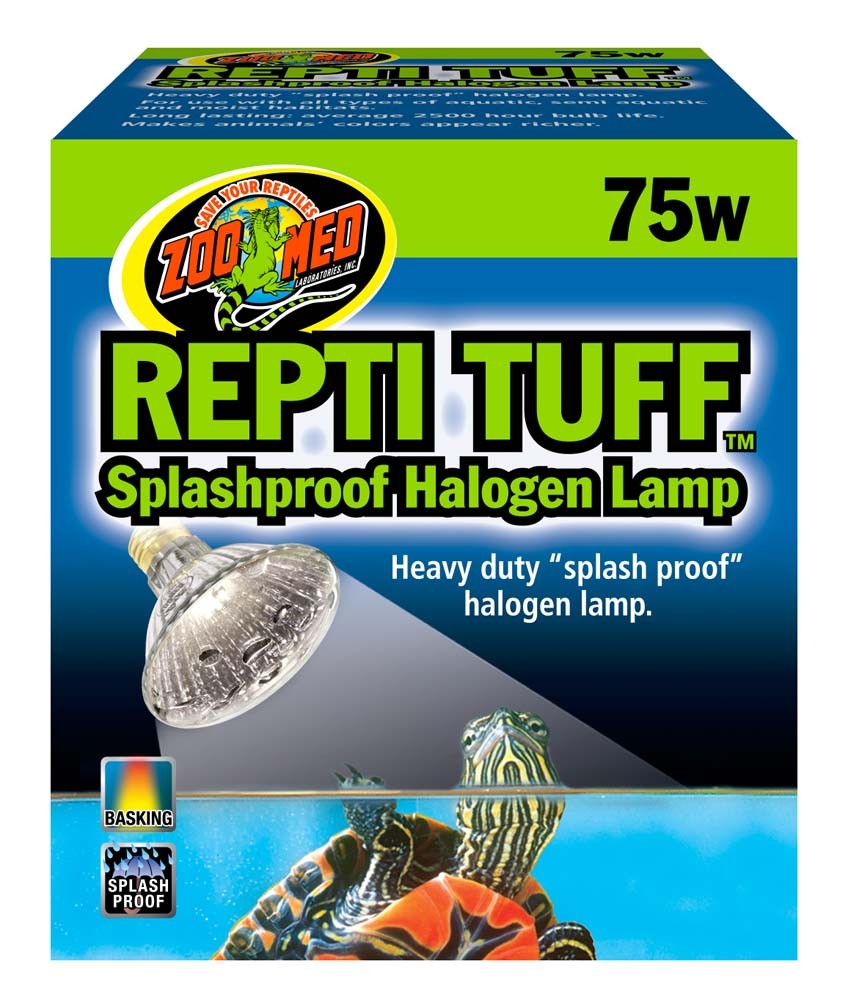 Zoo Med Repti Tuff Splashproof Halogen Lamp White, 1ea/75 W