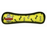 Tuffy Ultimate Bone Durable Dog Toy Yellow Bone, 1ea/13 in