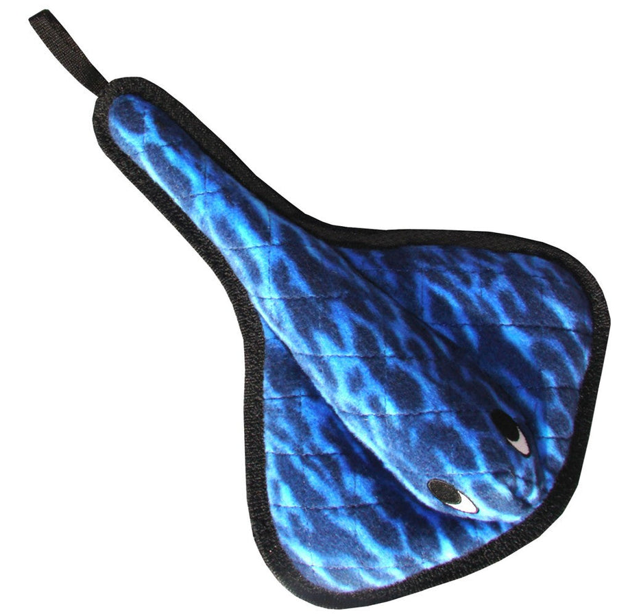 Tuffy Ocean Creature Stingray Durable Dog Toy Blue, 1ea/11 in