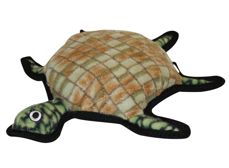Tuffy Ocean Creature Turtle Durable Dog Toy Green, 1ea/13 in