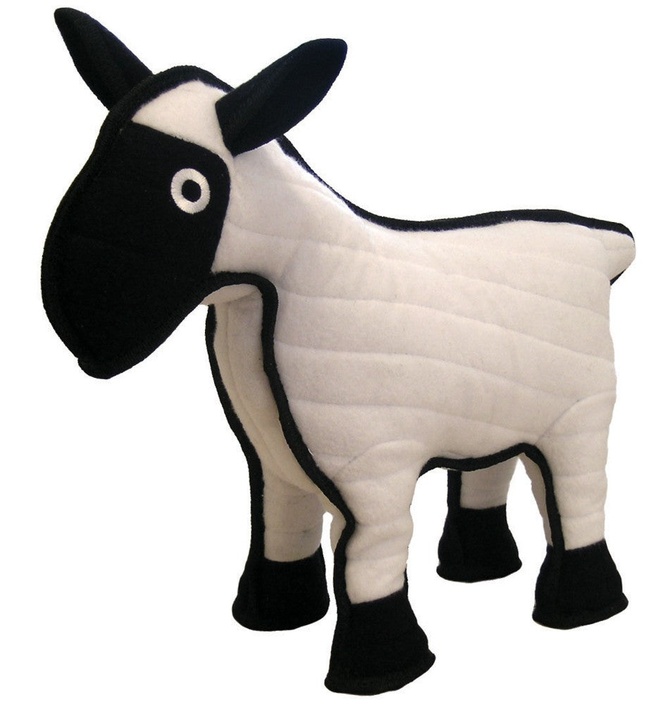 Tuffy Barnyard Sheep Durable Dog Toy White, 1ea/18.25 in